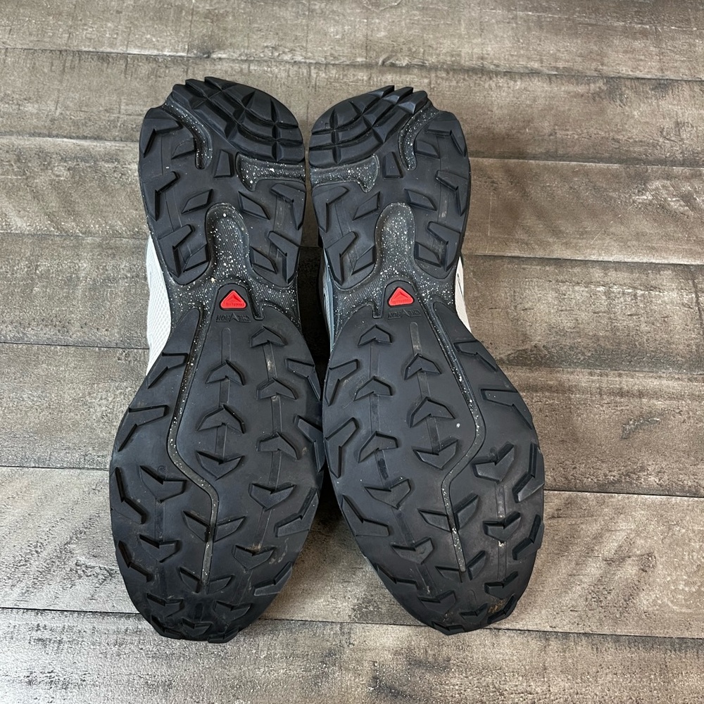 Salomon White and Gray Athletic Shoes - Picture 5 of 5
